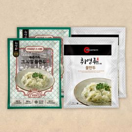 [chewyoungroo] Signature Premium Childhood Boiled Dumplings x2 Boiled Dumplings x2 (Total 4 Packs)_Traditional Cuisine, Tenderness, Rich Flavor, Meat Flavor_made in Korea